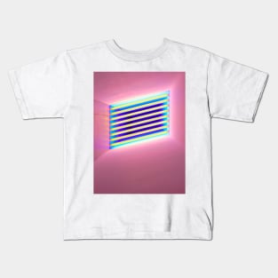 Dan Flavin (pink) Kids T-Shirt